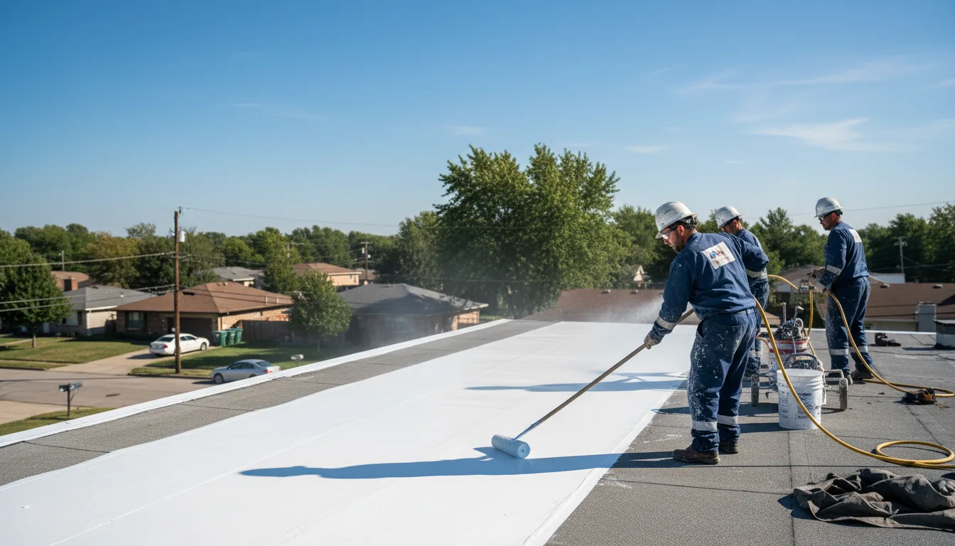 Commercial roof coating in Trout Lake, MI near me